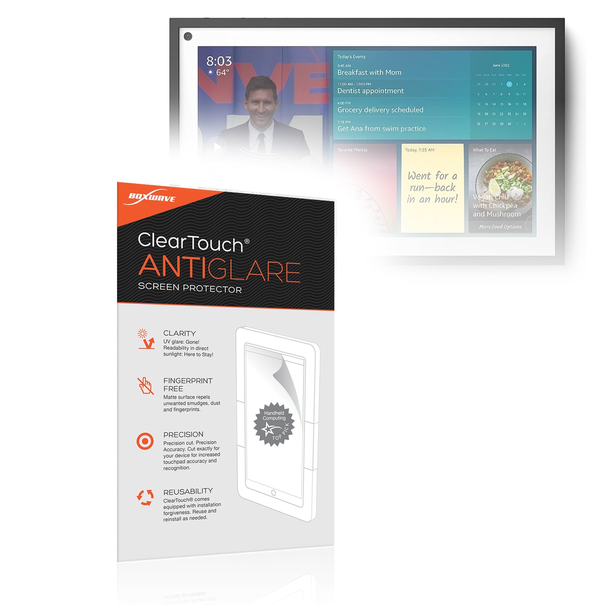Amazon.com: BoxWave Screen Protector Compatible with Amazon Echo